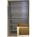 Grey 5 shelf Book Shelf